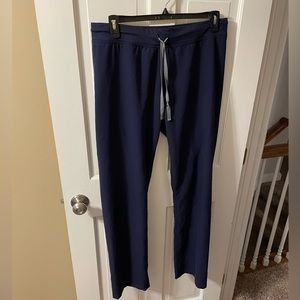 Figs Livingston Scrub Bottoms Navy Blue